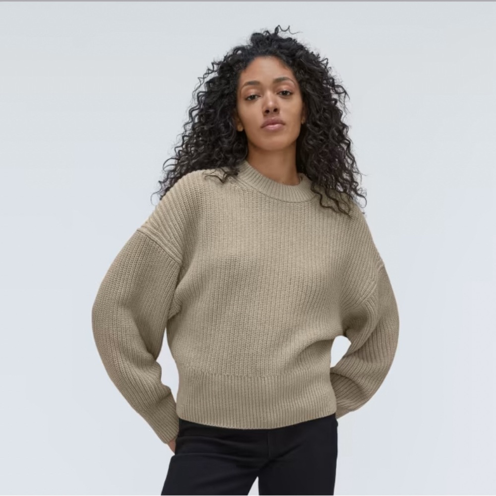Everlane textured cotton crewneck